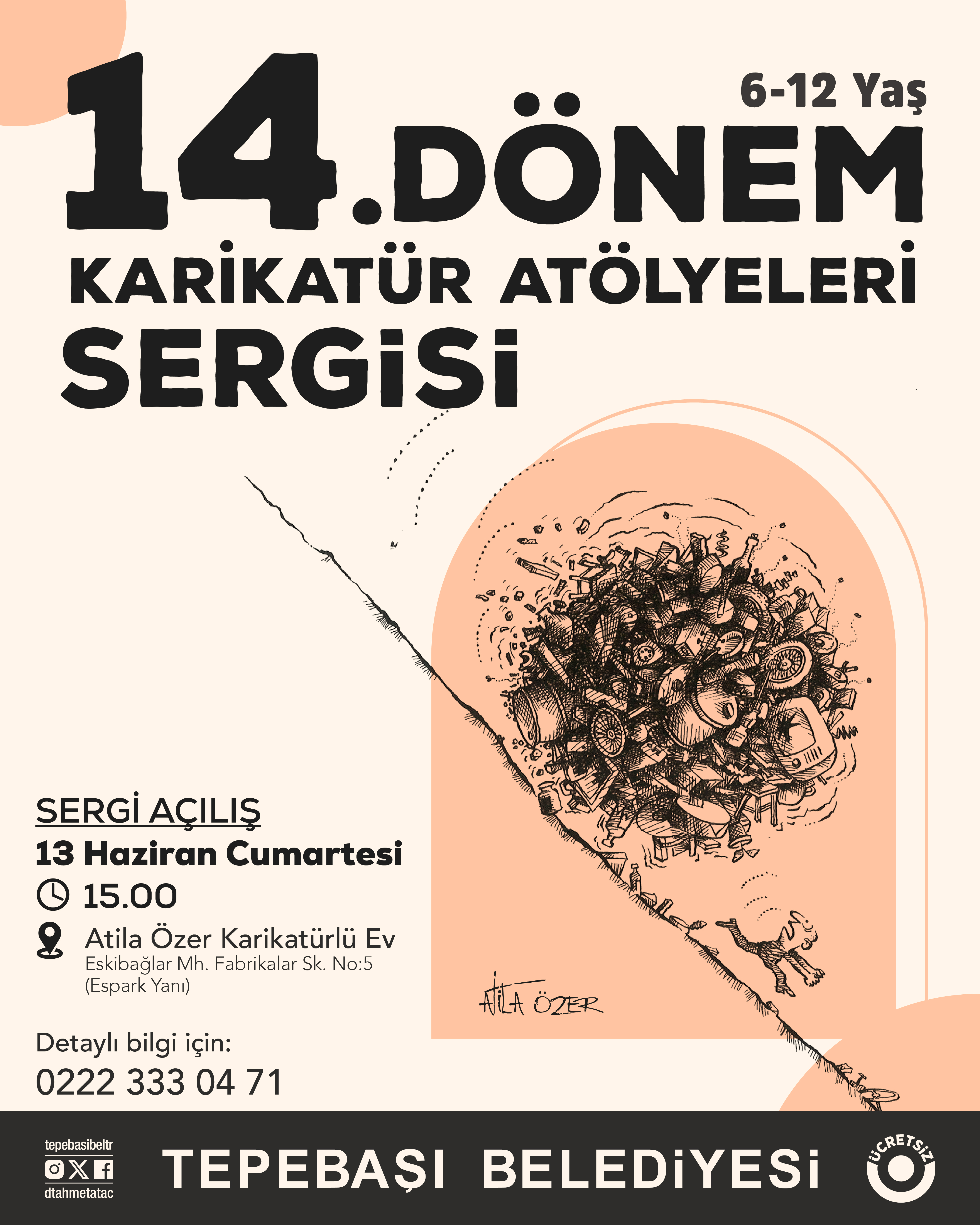 14. DÖNEM KARİKATÜR ATÖLYELERİ SERGİSİ