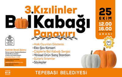 KIZILİNLER BAL KABAĞI PANAYIRI 25 EKİM'DE