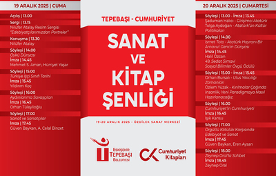 SANAT VE KİTAP ŞENLİĞİ BAŞLIYOR