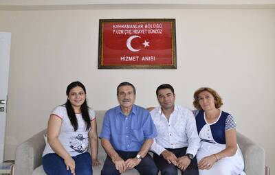 BAŞKAN ATAÇ'TAN GAZİ GÜNDÜZ'E ZİYARET