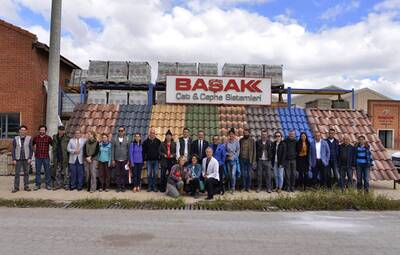 SEMPOZYUM SANATÇILARI BAŞAK KİREMİT'İ ZİYARET ETTİ