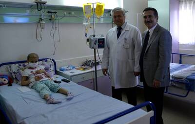 BAŞKAN ATAÇ'DAN LÖSEMİLİ ÇOCUKLARA ZİYARET