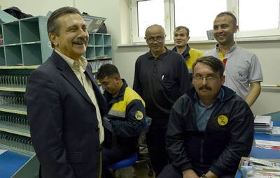 BAŞKAN ATAÇ "POSTACILARLA" BULUŞTU