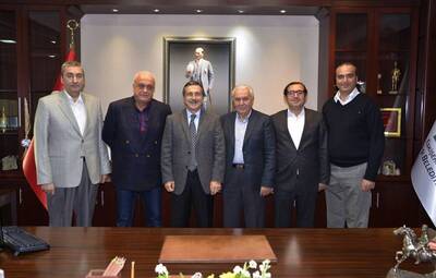 ES.ES YÖNETİMİ BAŞKAN ATAÇ'I ZİYARET ETTİ