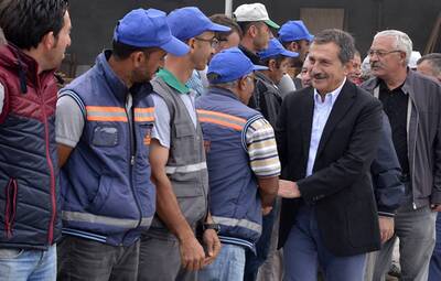 TEPEBAŞI'NDA BAYRAMLAŞMA