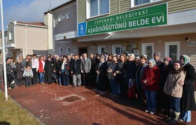 "BELDE EVLERİNDE SİYASET YOK HİZMET VAR"