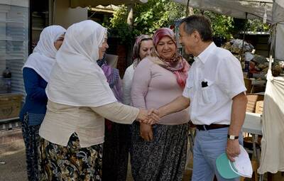 BAŞKAN ATAÇ MİHALGAZİ'Yİ ZİYARET ETTİ