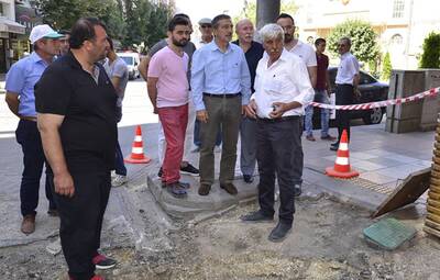 BAŞKAN ATAÇ'TAN NAYMAN SOKAK DENETLEMESİ