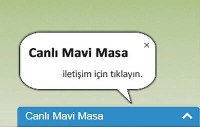 CANLI MAVİ MASA