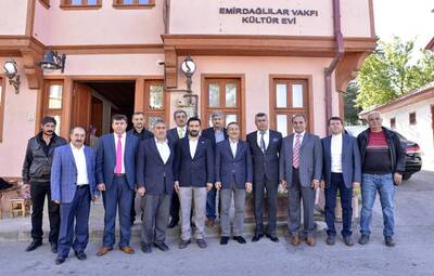 BAŞKAN ATAÇ, EMİRDAĞLILAR İLE BULUŞTU