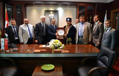 AHİLİK KOMİTESİ BAŞKAN ATAÇ'I ZİYARET ETTİ