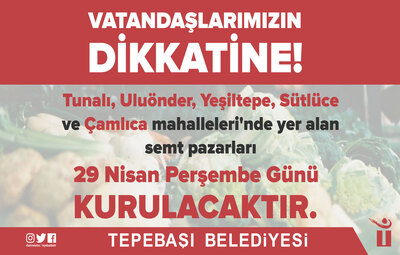 SEMT PAZARLARI İÇİN DÜZENLEME