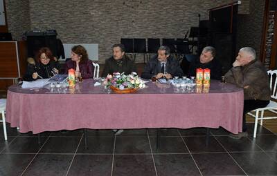 BAŞKAN ATAÇ FEVZİ ÇAKMAK SAKİNLERİYLE BİR ARAYA GELDİ