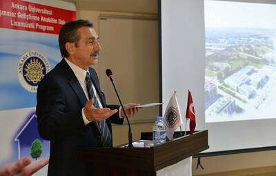 BAŞKAN ATAÇ ANKARA ÜNİVERSİTESİ'NDEYDİ