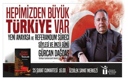 ESKİ BAKAN GÜRCAN DAĞDAŞ SÖYLEŞİ İÇİN GELİYOR