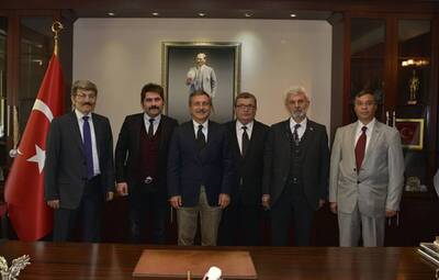 ANADOLU KÜLTÜR DERNEĞİ'NDEN BAŞKAN ATAÇ'A ZİYARET