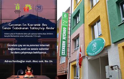 VİZE SINAVLARI BOYUNCA 7/24 AÇIK OLACAK