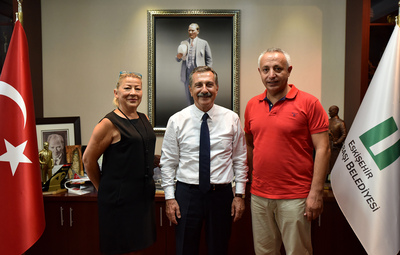 ATAYURT OKULLARINDAN BAŞKAN ATAÇ'A ZİYARET