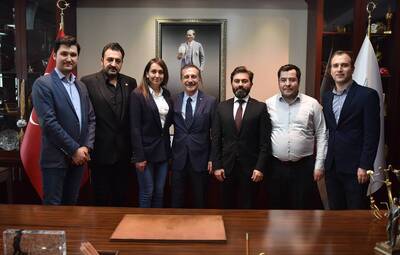İNŞAAT MÜHENDİSLERİ ODASI'NDAN ATAÇ'A ZİYARET