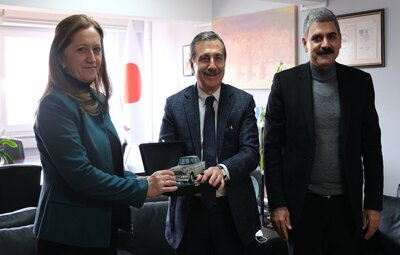 BAŞKAN ATAÇ'TAN DİSK GENEL BAŞKANI ÇERKEZOĞLU'NA ZİYARET
