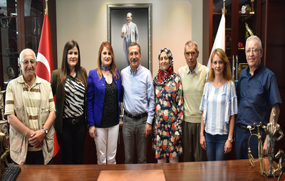 ŞEKER MAHALLESİ MUHTARI ARI'DAN ATAÇ'A ZİYARET