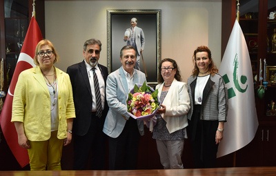 TABİPLER VE MUHASEBECİLERDEN ATAÇ'A ZİYARET