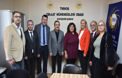BAŞKAN ATAÇ ZİRAAT MÜHENDİSLERİ İLE BULUŞTU