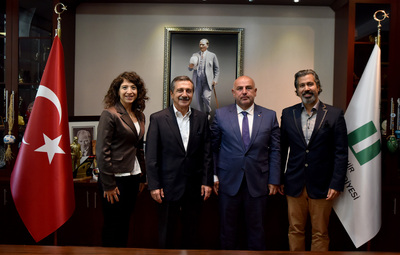 ANADOLU ÜNİVERSİTESİ'NDEN BAŞKAN ATAÇ'A ZİYARET