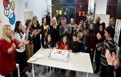 SOSYAL KULUÇKA MERKEZİNDE YENİ YIL KUTLANDI