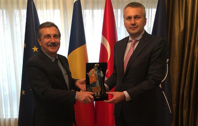 ATAÇ'TAN ROMANYA BÜYÜKELÇİSİ ŞOPANDA'YA ZİYARET