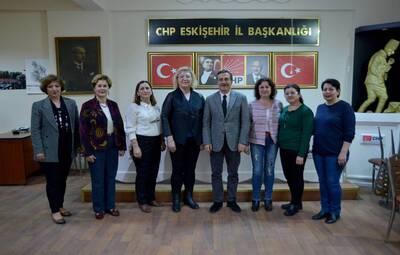 ATAÇ'TAN CHP İL KADIN KOLLARINA HAYIRLI OLSUN ZİYARETİ