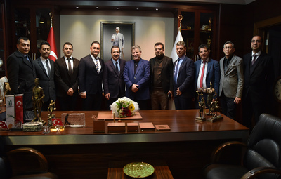 BAŞKAN ATAÇ TEKGIDA-İŞ SENDİKASI'NI AĞIRLADI