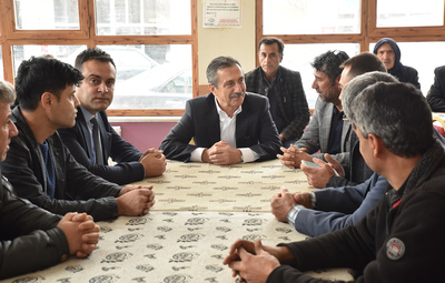 BAŞKAN ATAÇ ÇELTİK'TE VATANDAŞLARLA BULUŞTU