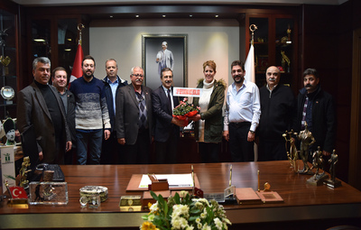 CHP BEYLİKOVA YÖNETİMİNDEN BAŞKAN ATAÇ'A ZİYARET