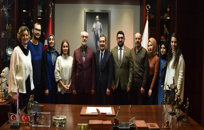 YEŞİLAY'DAN BAŞKAN ATAÇ'A ZİYARET