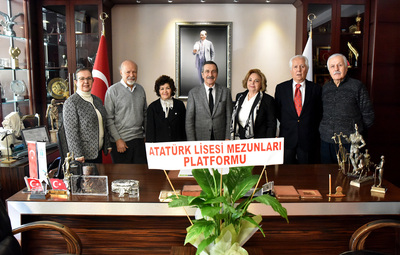 ATATÜRK LİSESİ MEZUNLARINDAN ATAÇ'A ZİYARET