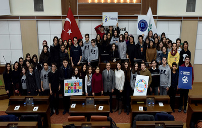 BAŞKAN ATAÇ ÖĞRENCİLERE REMOURBAN'I ANLATTI