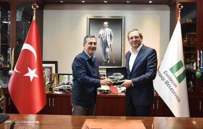 KARDEŞ ŞEHİR AYVALIK BELEDİYESİ'NDEN TEPEBAŞI'NA ZİYARET