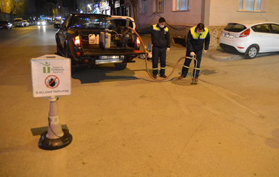İLAÇLAMA ÇALIŞMALARI SÜRÜYOR