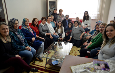 BAŞKAN ATAÇ TUNALI'DA KADINLAR İLE BULUŞTU