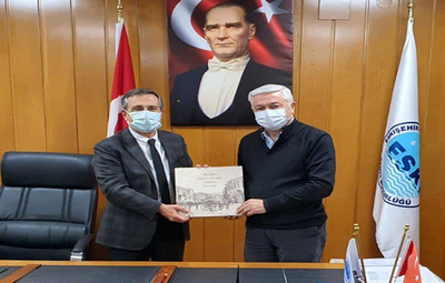 BAŞKAN ATAÇ'TAN ESKİ GENEL MÜDÜRÜ ŞEKERCİ'YE ZİYARET