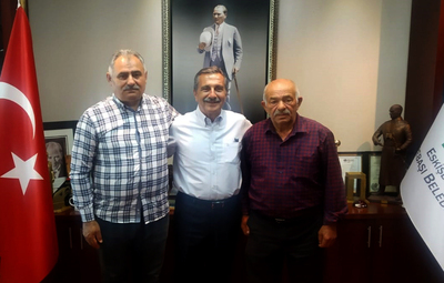 DÖĞERLİLERDEN BAŞKAN ATAÇ'A ZİYARET