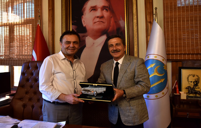 AHMET ATAÇ'TAN SEMİH ŞAHİN'E ZİYARET