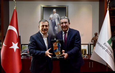 BAŞKAN ATAÇ NOYAN RONA İLE BULUŞTU