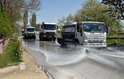 MAHALLELERDE TEMİZLİK ÇALIŞMASI SÜRÜYOR