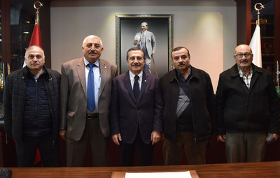 ÇOBANLAR KÖYÜ DERNEĞİ'NDEN ATAÇ'A ZİYARET