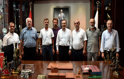 BAŞKAN ATAÇ'A ZİYARETLER SÜRÜYOR