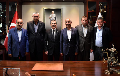 GÜRBÜZ GÜLLER'DEN AHMET ATAÇ'A ZİYARET