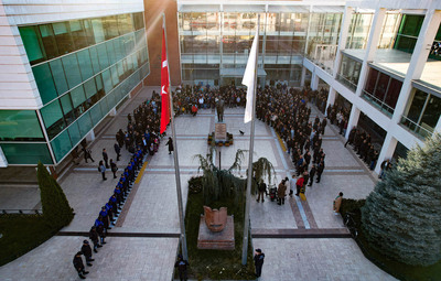 TEPEBAŞI'NDAN ATA'YA SAYGI DURUŞU