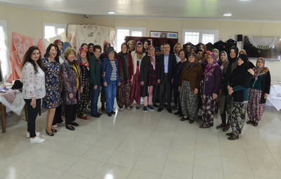 KESKİN DENEYİMLİ KAFE'DE EL EMEKLERİ SERGİLENDİ